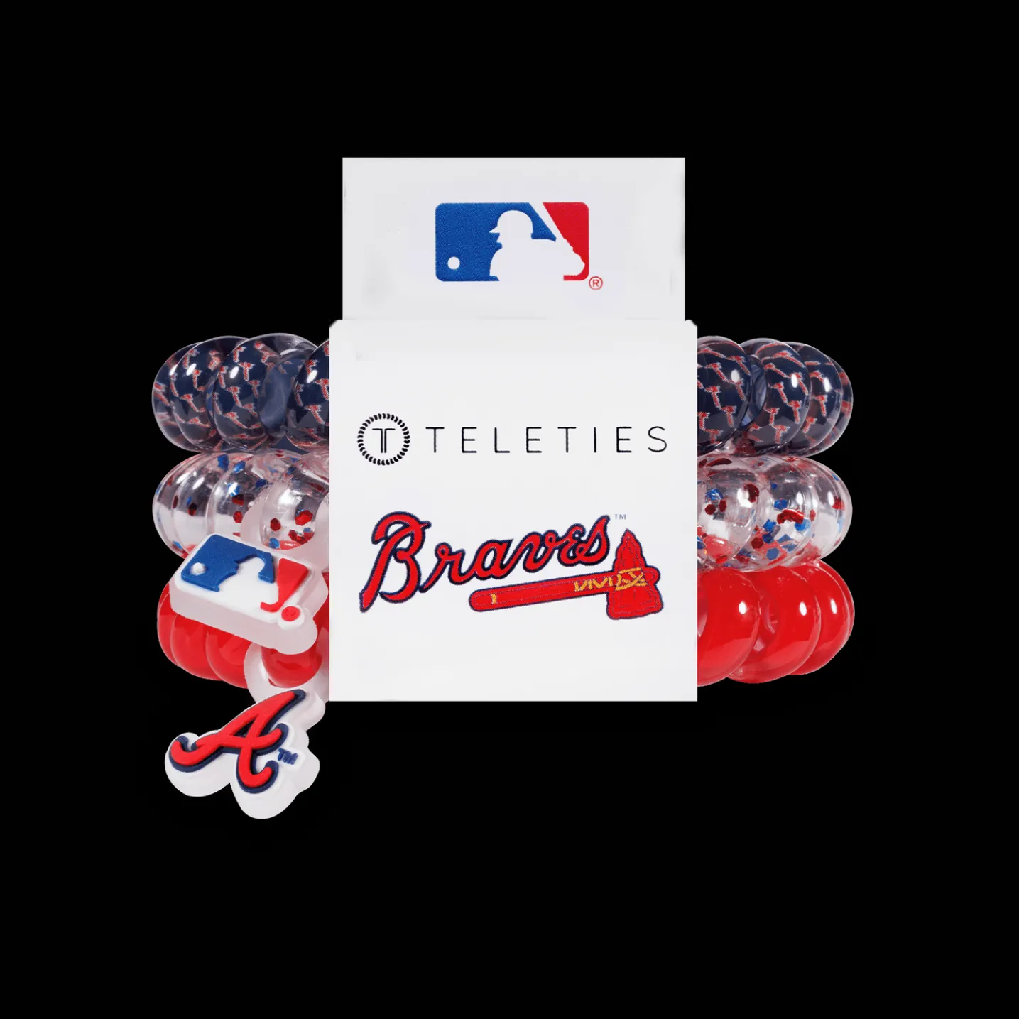 Atlanta Braves Large Hair Ties