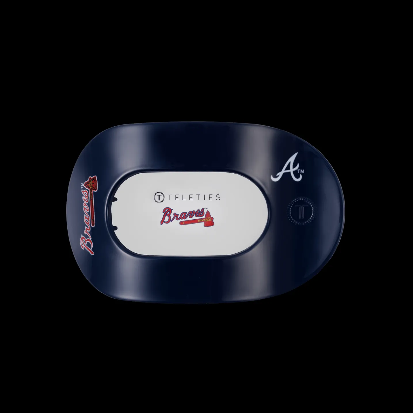Atlanta Braves Medium Flat Round Hair Clip