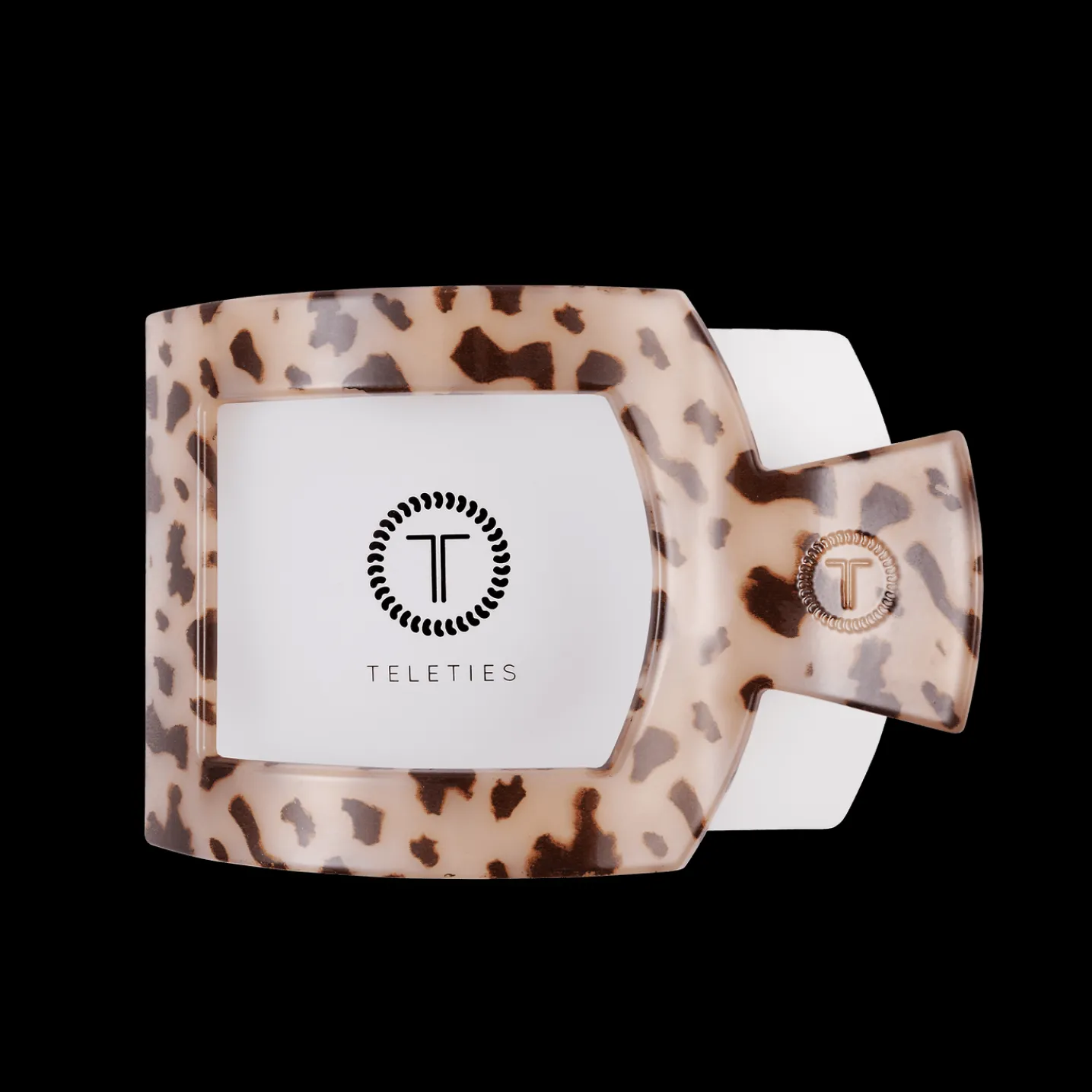 Blonde Tortoise Large Flat Square Hair Clip