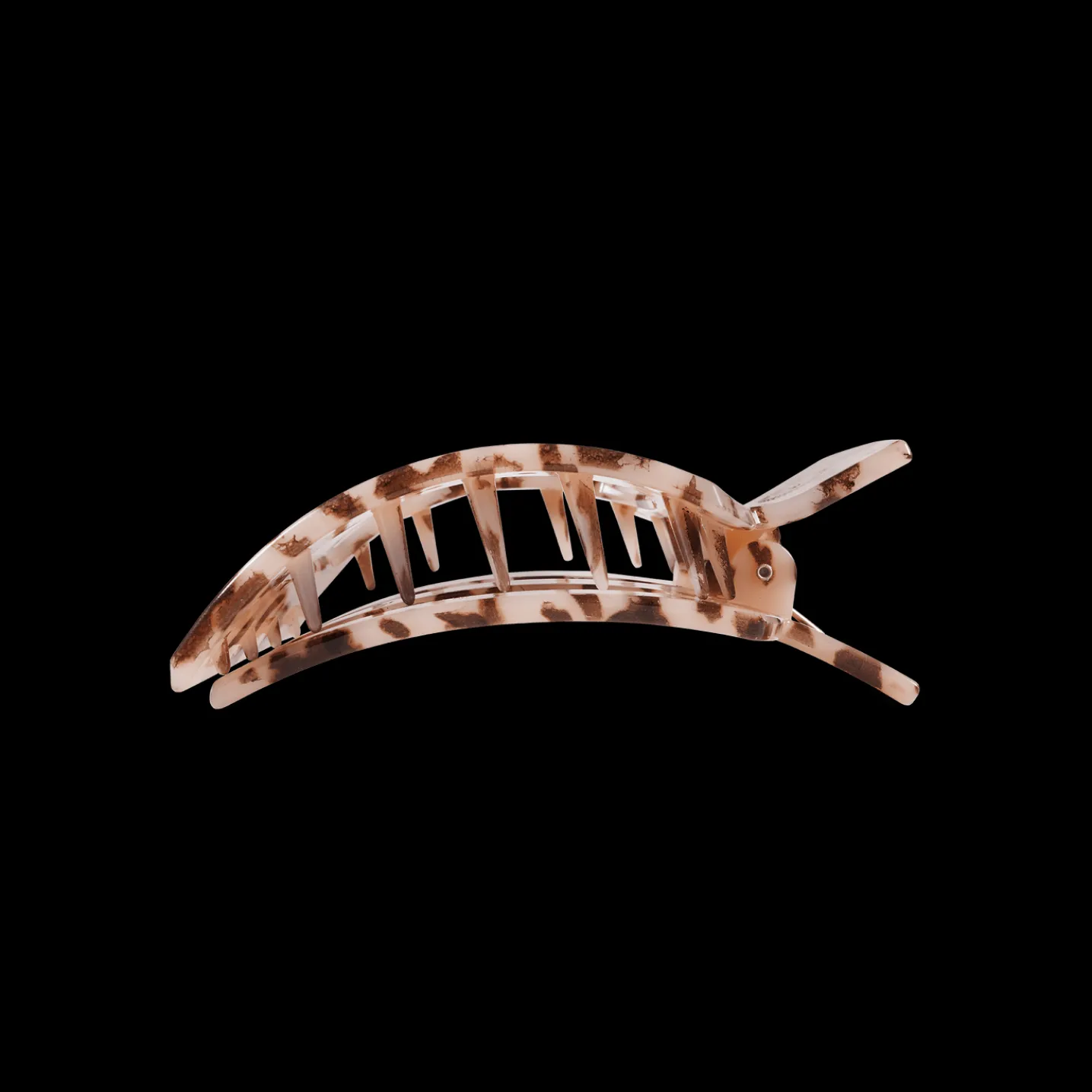 Blonde Tortoise Medium Flat Square Hair Clip