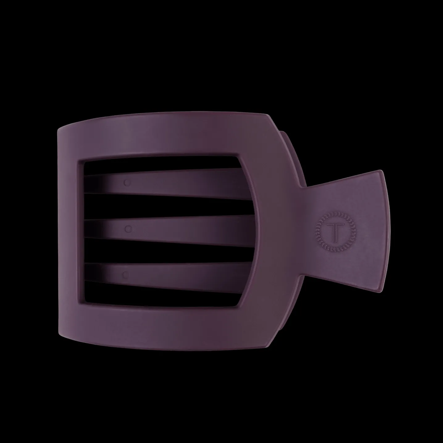 Burgundy Bliss Large Flat Square Hair Clip