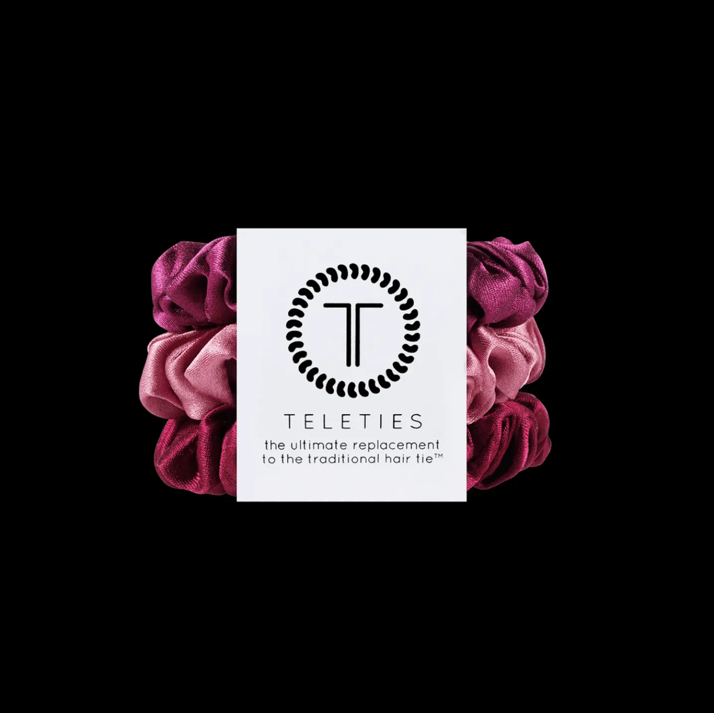 Burgundy Bliss Small Silk Scrunchies