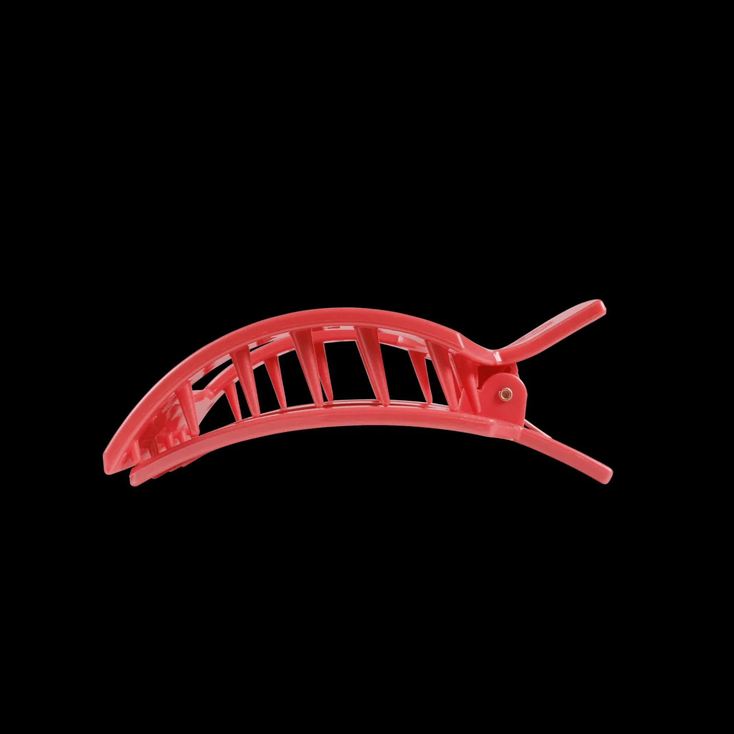 Calming Coral Medium Flat Square Hair Clip