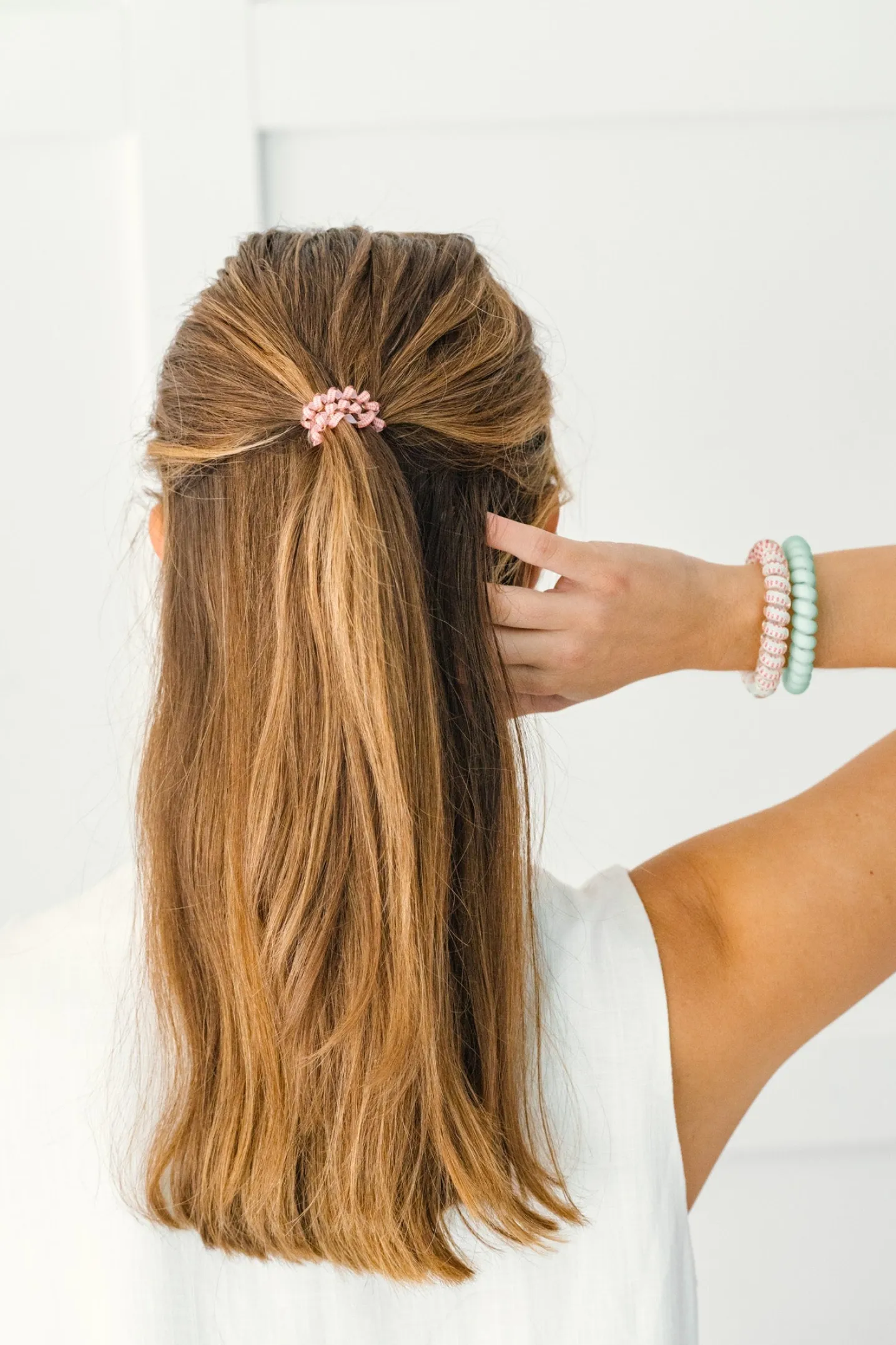 Calming Coral Small Hair Ties