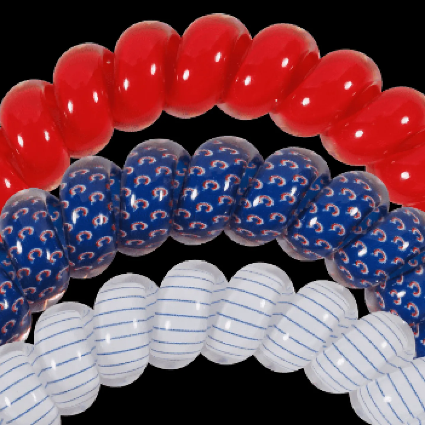 Chicago Cubs Large Hair Ties