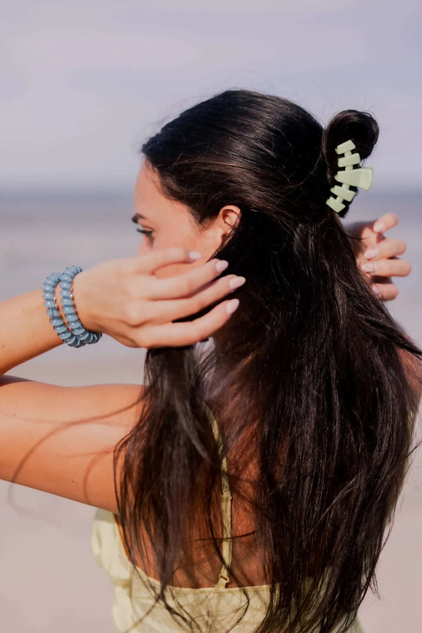 Classic Aloe, There! Small Claw Hair Clip