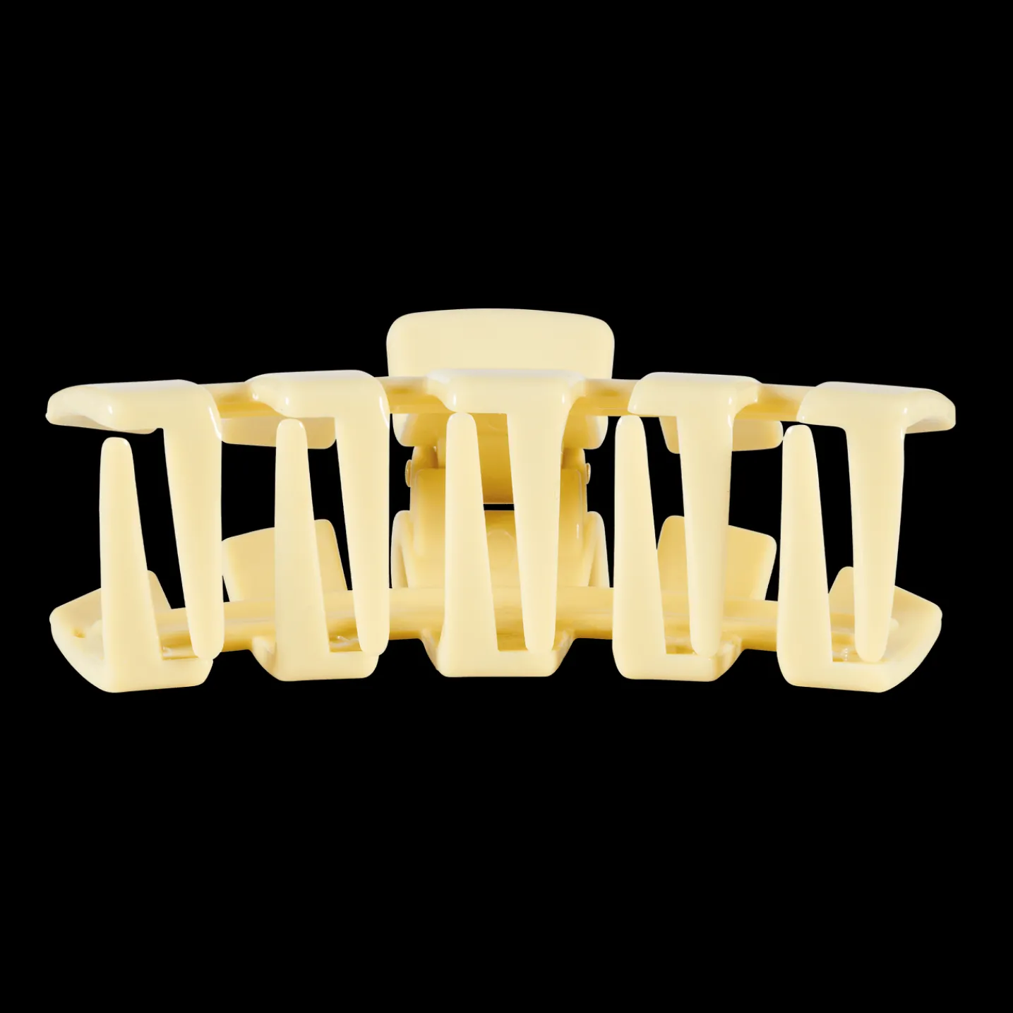 Classic Butter Yellow Large Hair Clip