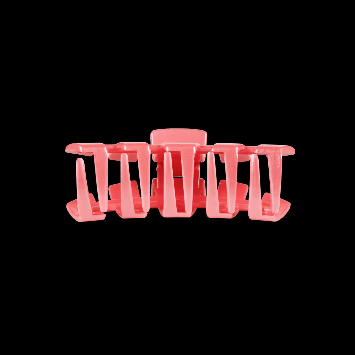 Classic Calming Coral Tiny Claw Hair Clip