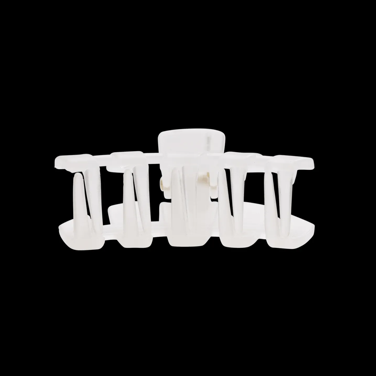 Classic Coconut White Tiny Claw Hair Clip