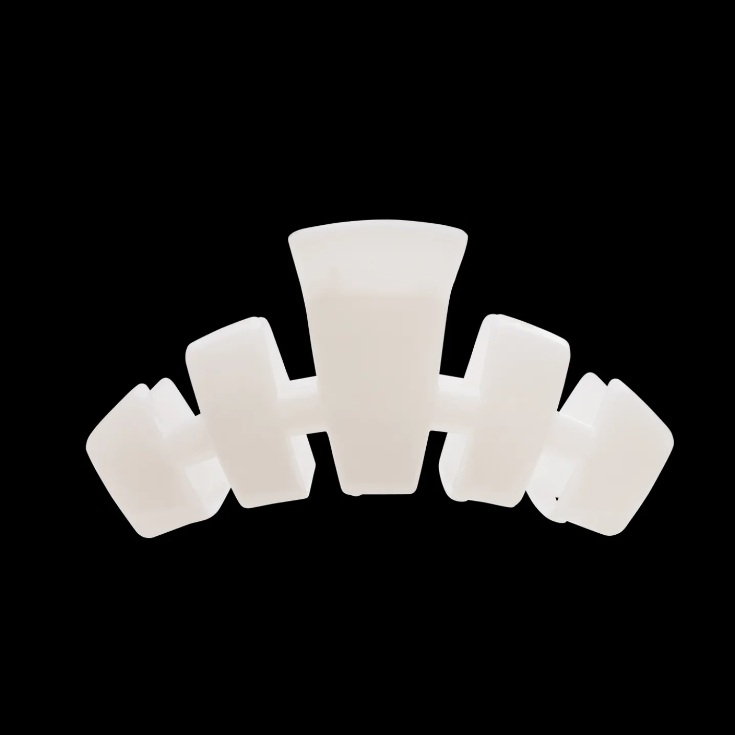 Classic Coconut White Medium Claw Hair Clip