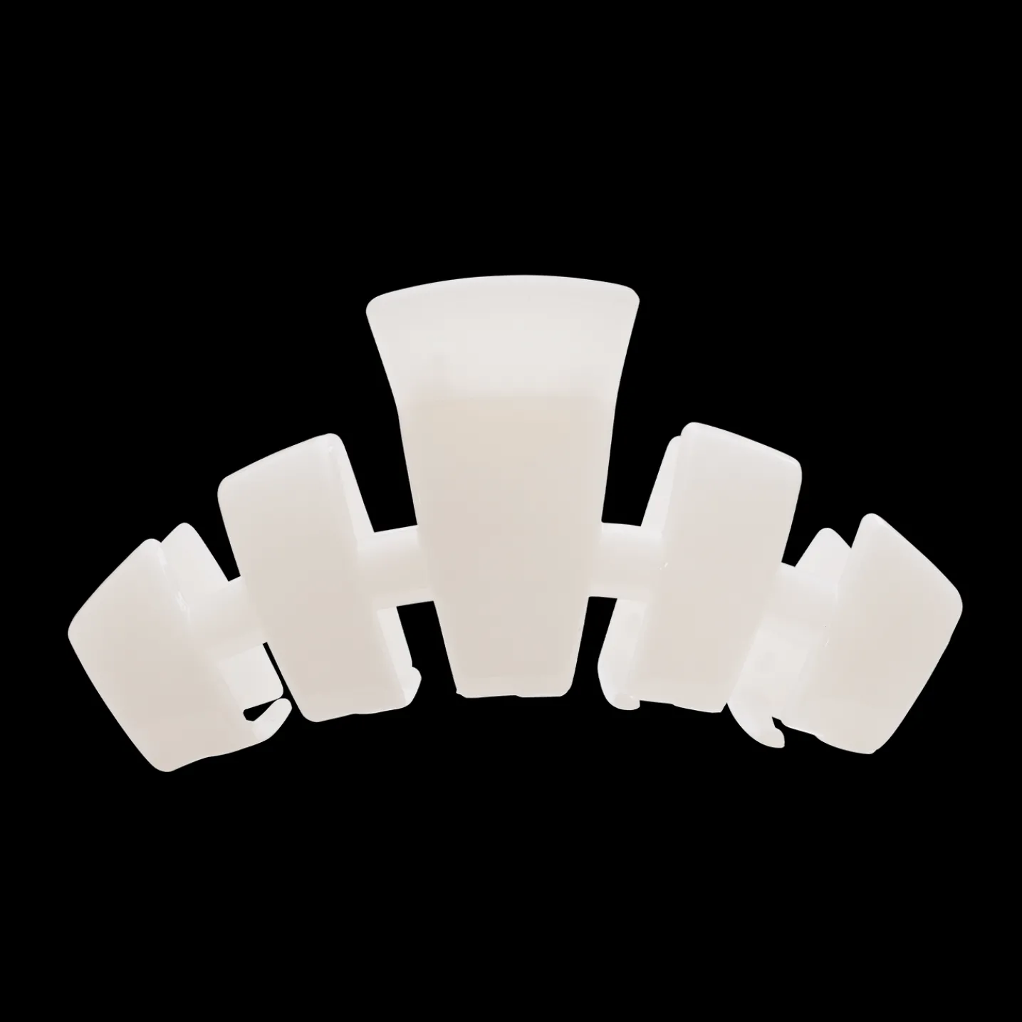 Classic Coconut White Large Claw Hair Clip