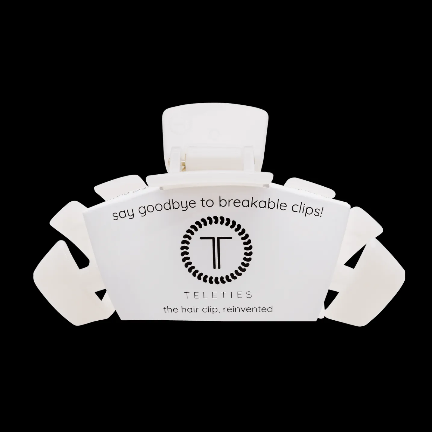 Classic Coconut White Large Claw Hair Clip