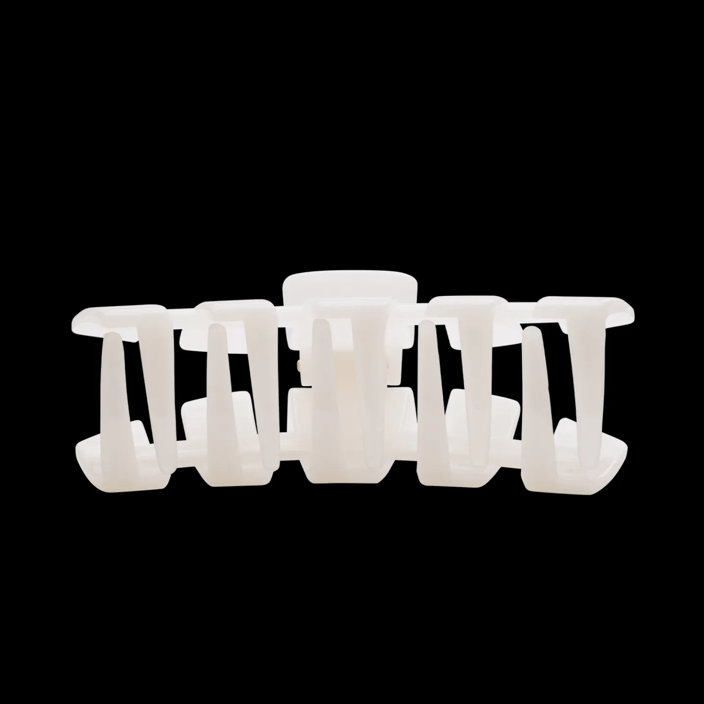 Classic Coconut White Large Claw Hair Clip