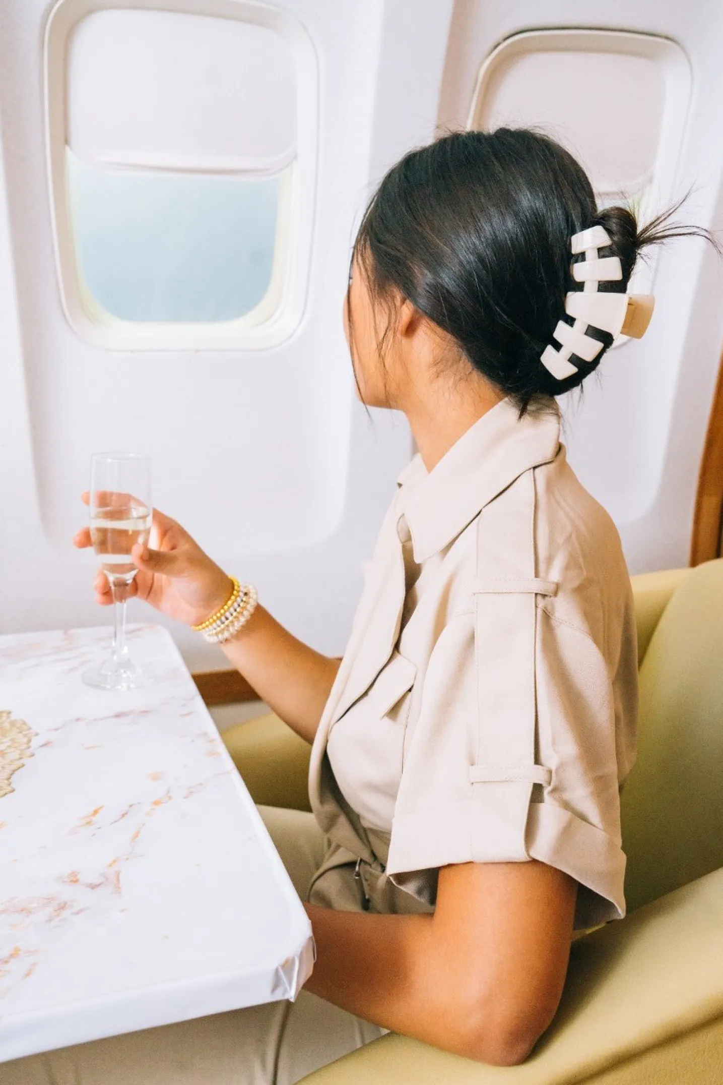 Classic Jet Black Large Claw Hair Clip