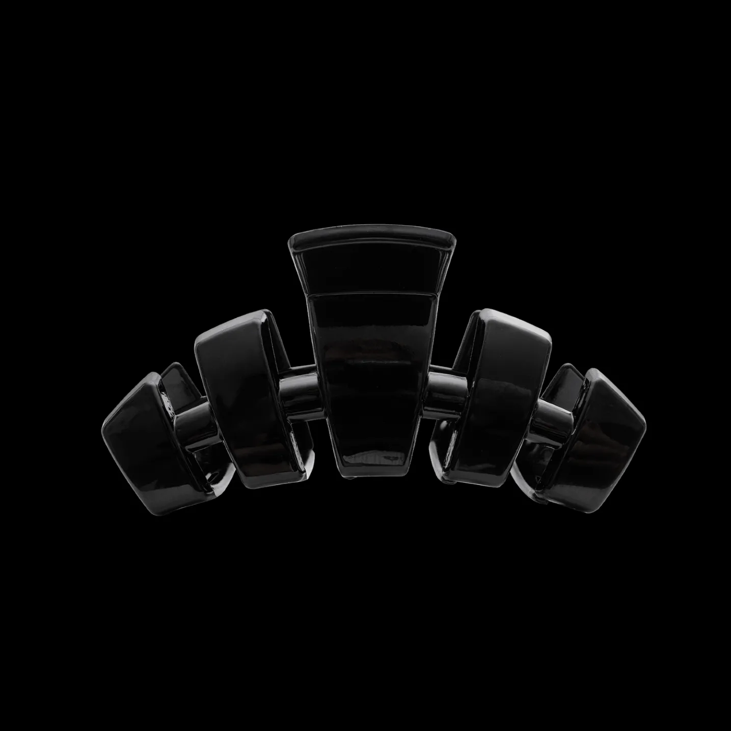 Classic Jet Black Small Claw Hair Clip