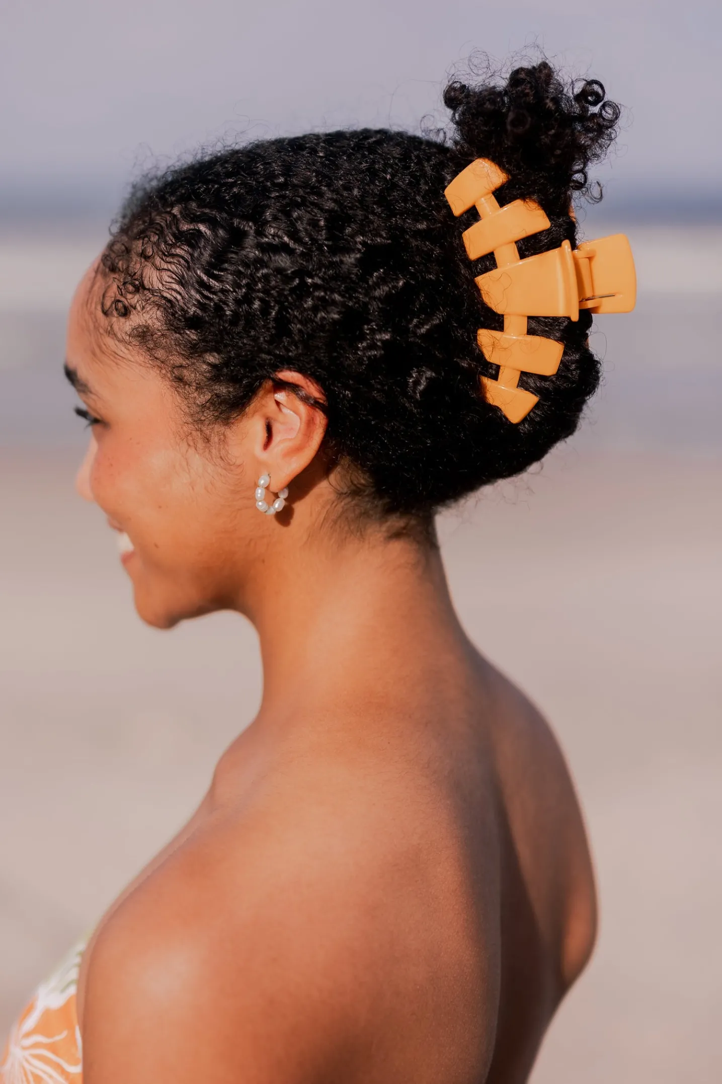 Classic Mango for it! Large Claw Hair Clip