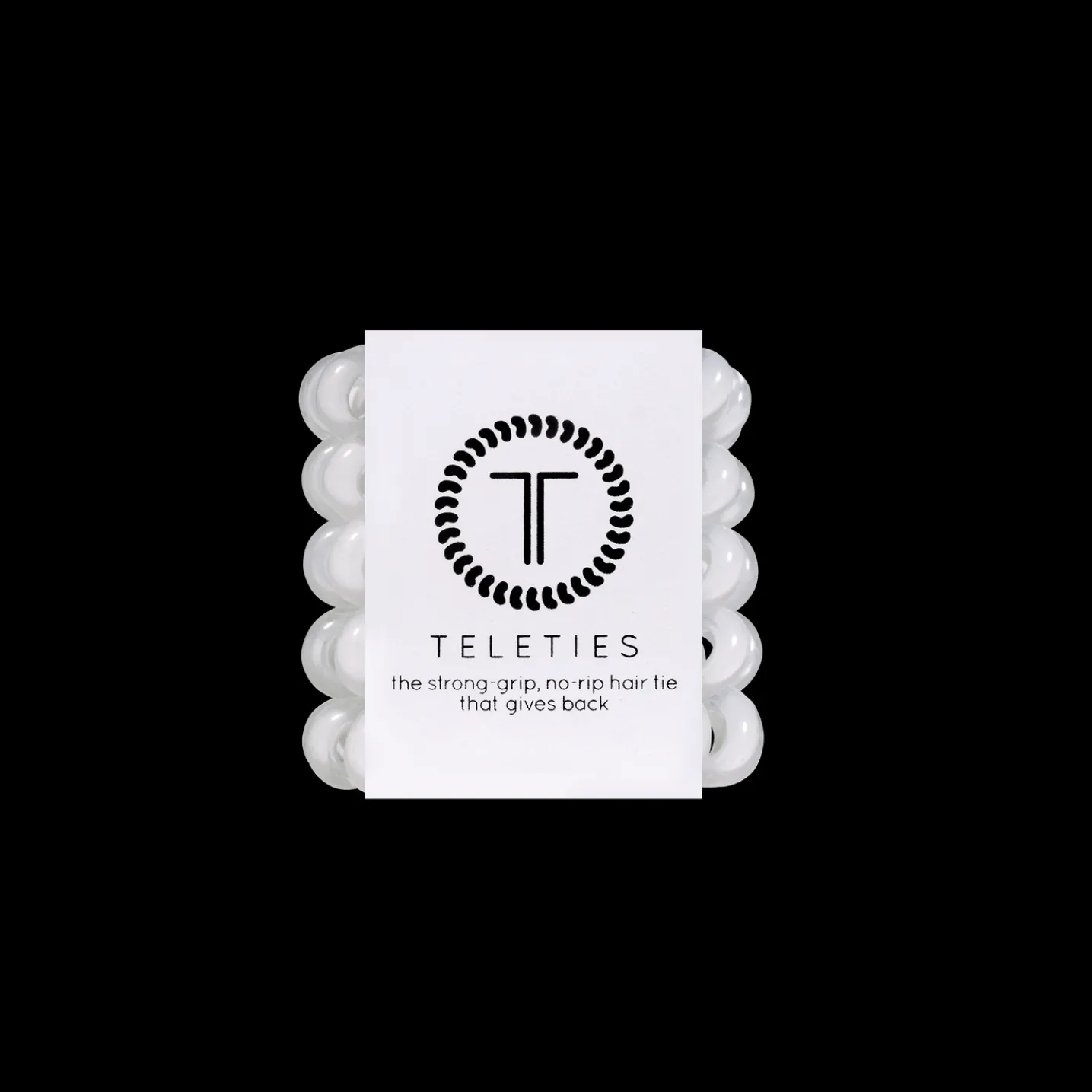 Coconut White Tiny Hair Ties