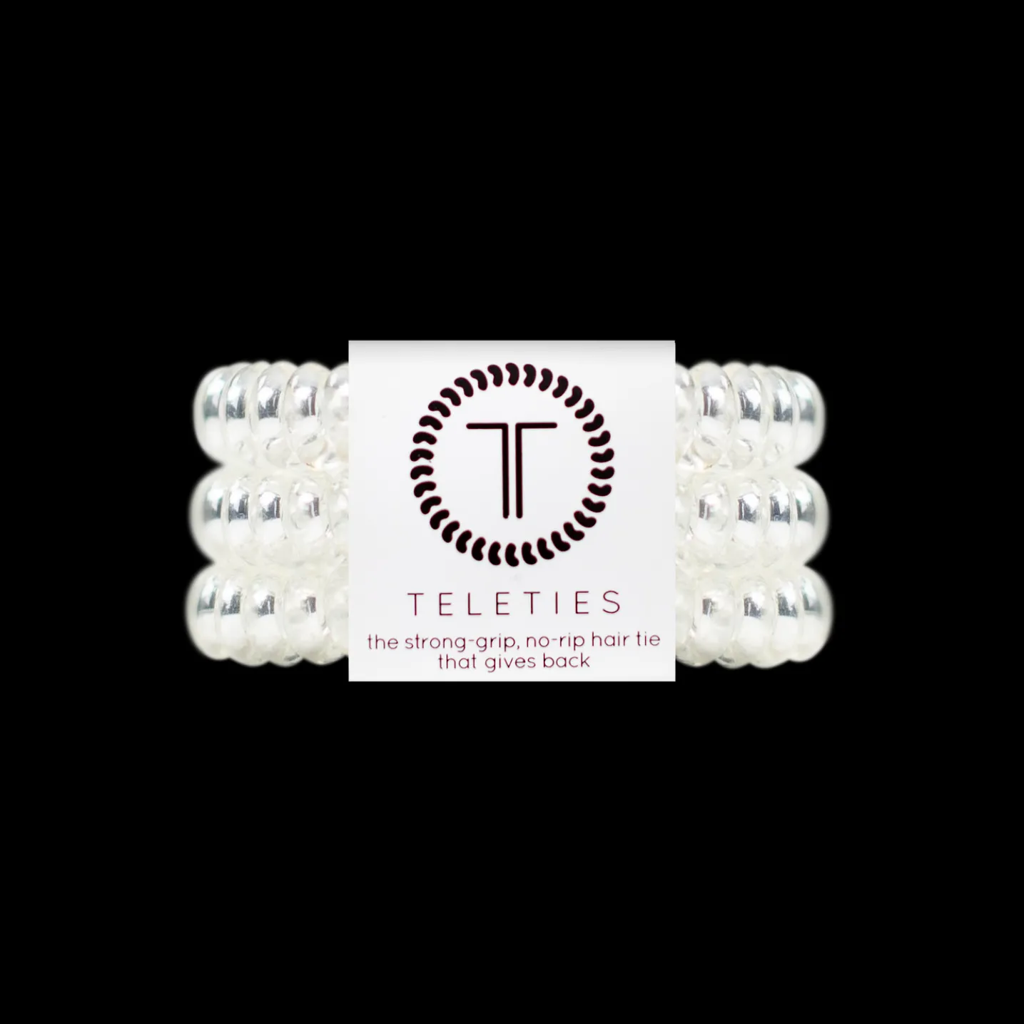 Crystal Clear Large Hair Ties