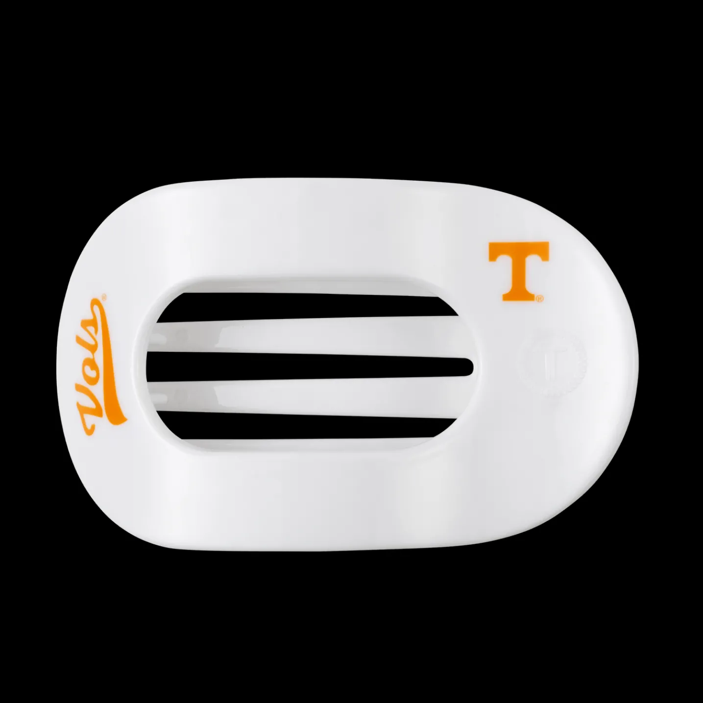 Go Vols! Large Flat Round Hair Clip