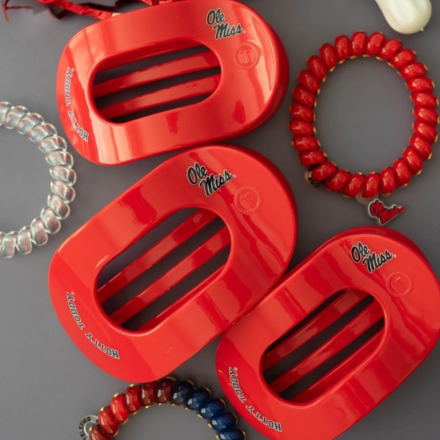 Hotty Toddy! Medium Flat Round Hair Clip