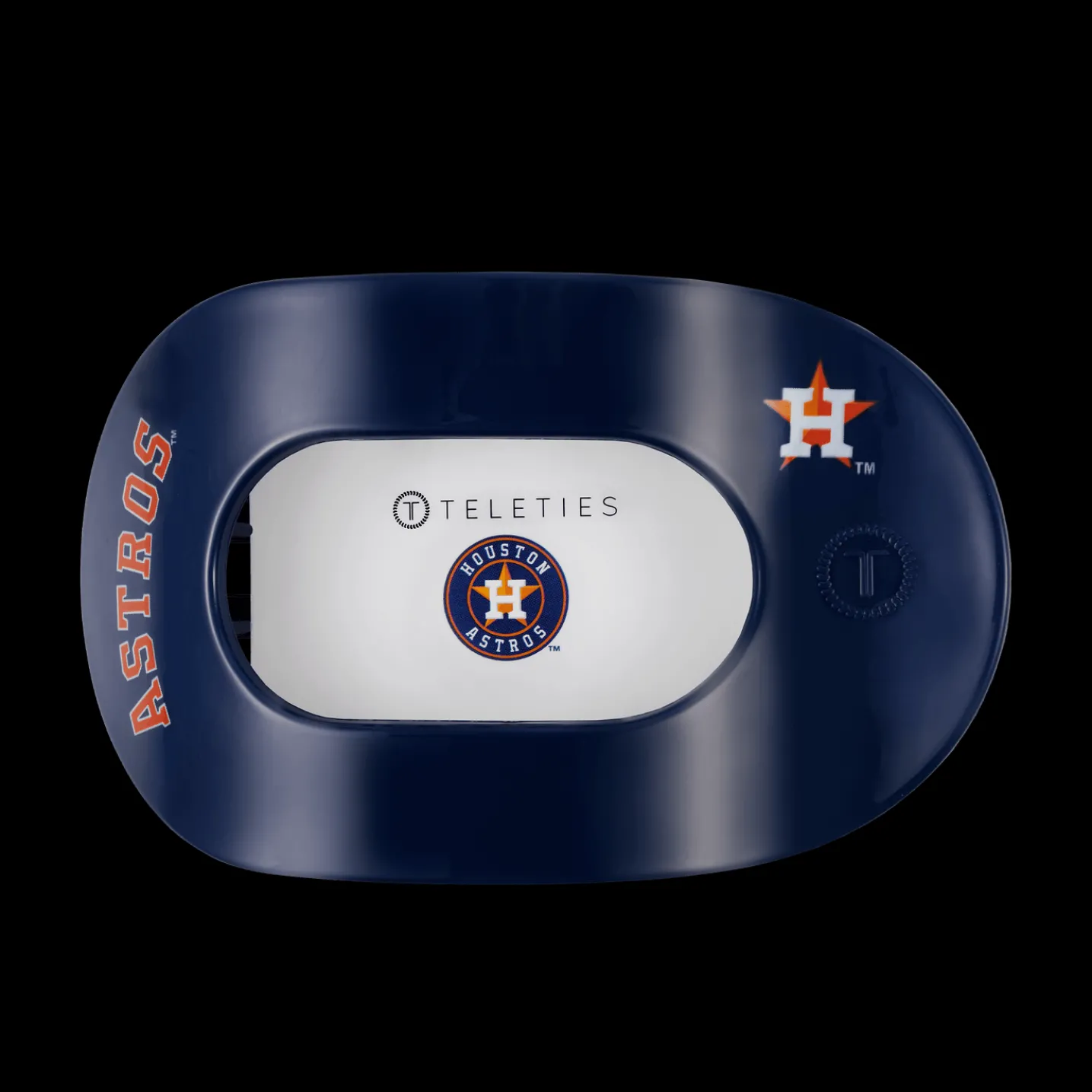 Houston Astros Large Flat Round Hair Clip