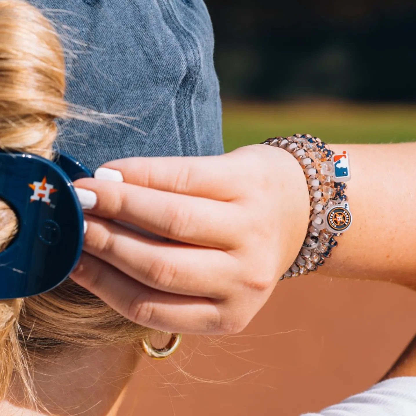 Houston Astros Small Hair Ties