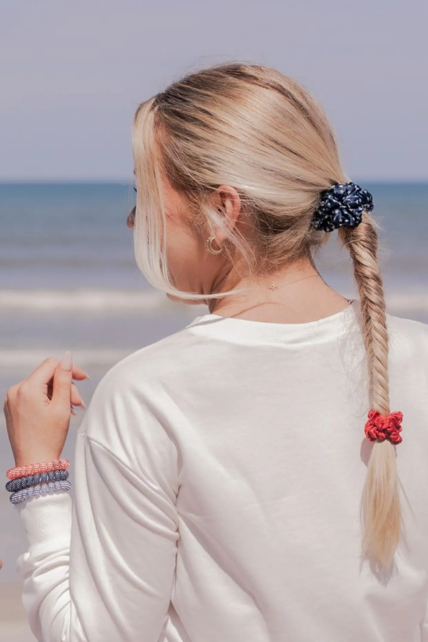 Independence Bae Small Silk Scrunchies