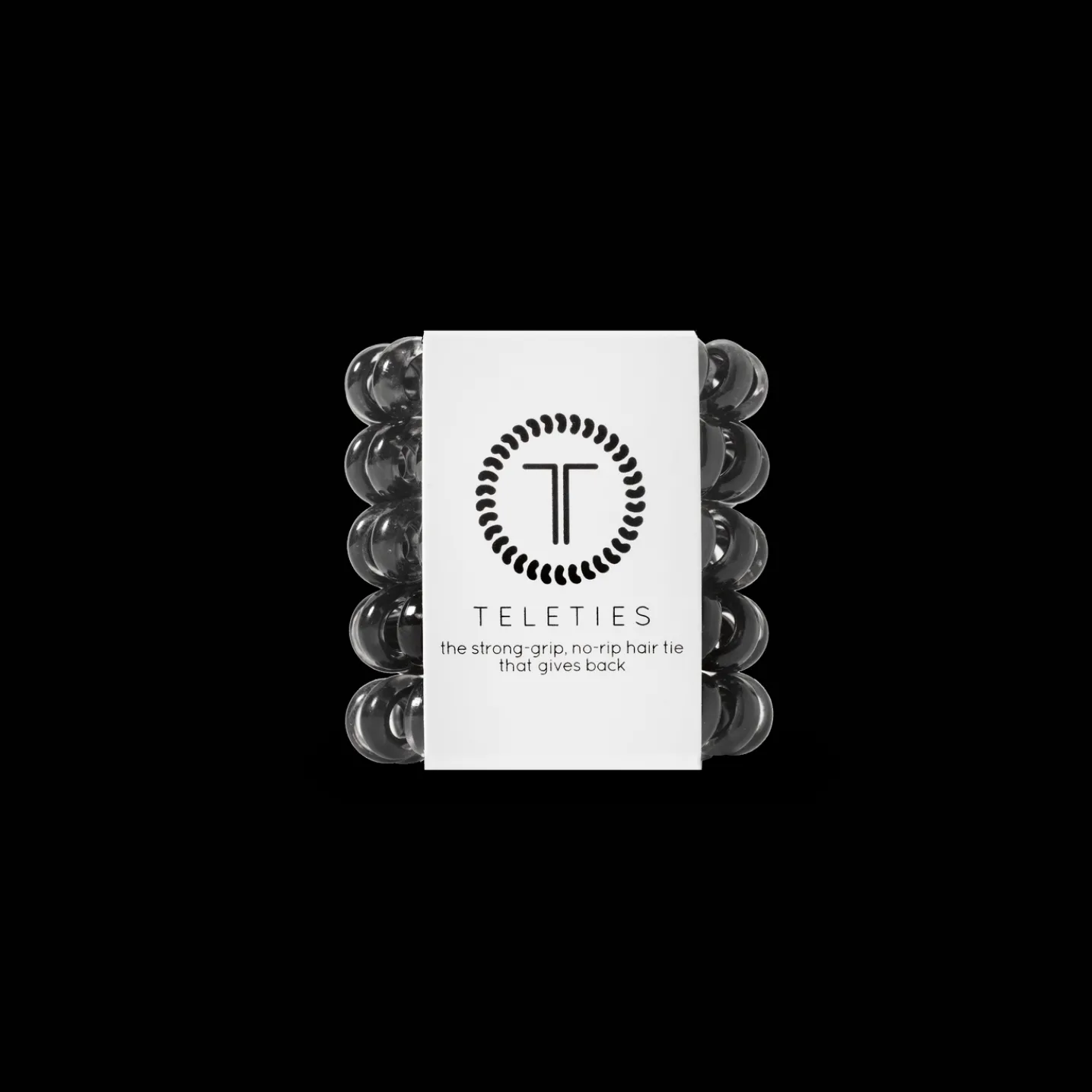 Jet Black Tiny Hair Ties