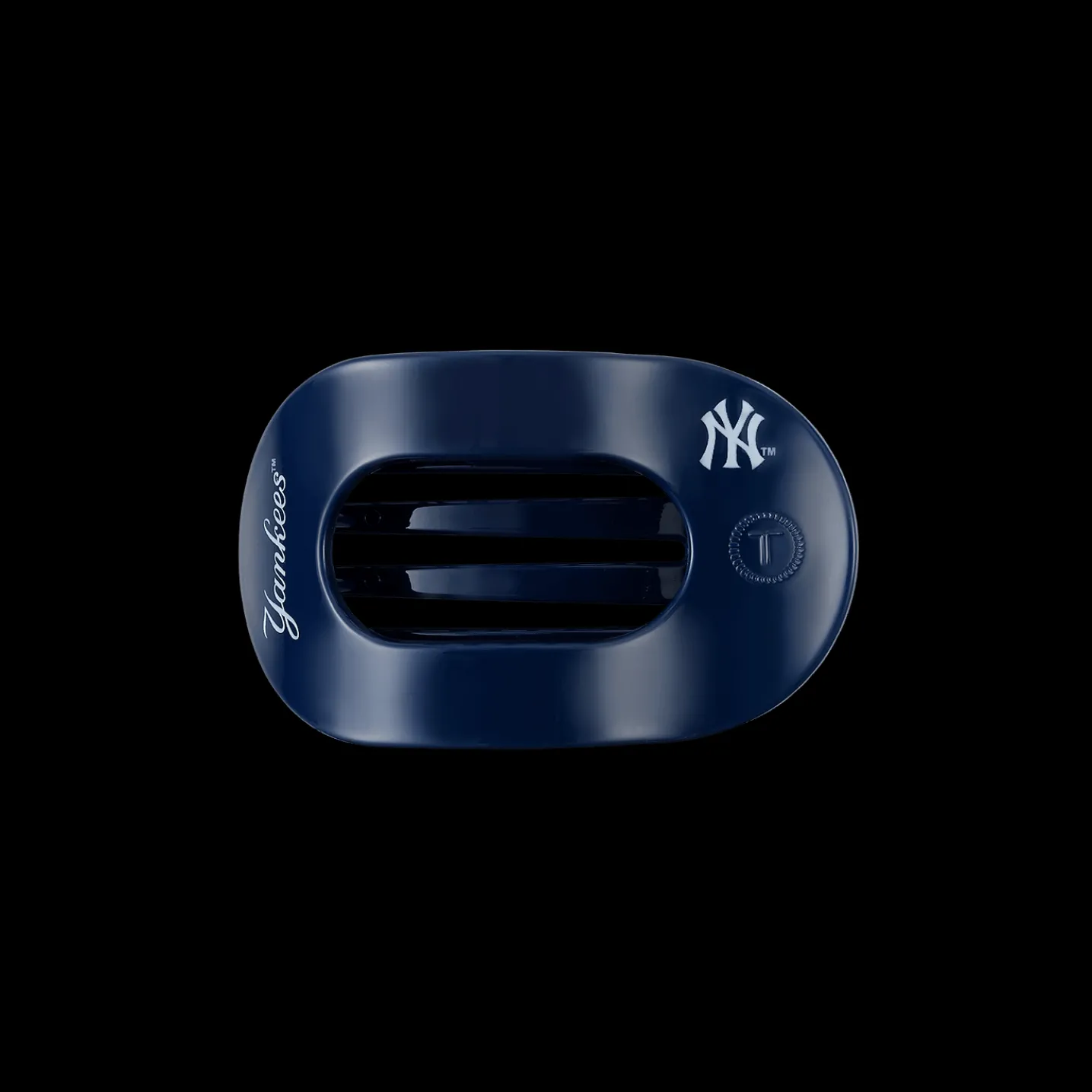 New York Yankees Small Flat Round Hair Clip