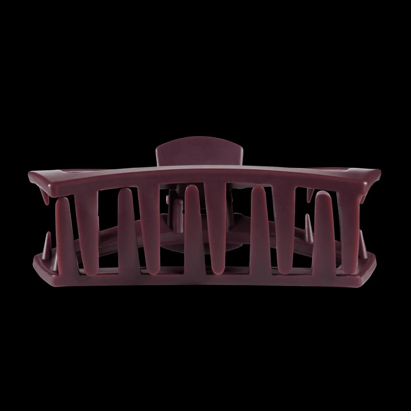 Open Burgundy Bliss Large Claw Hair Clip