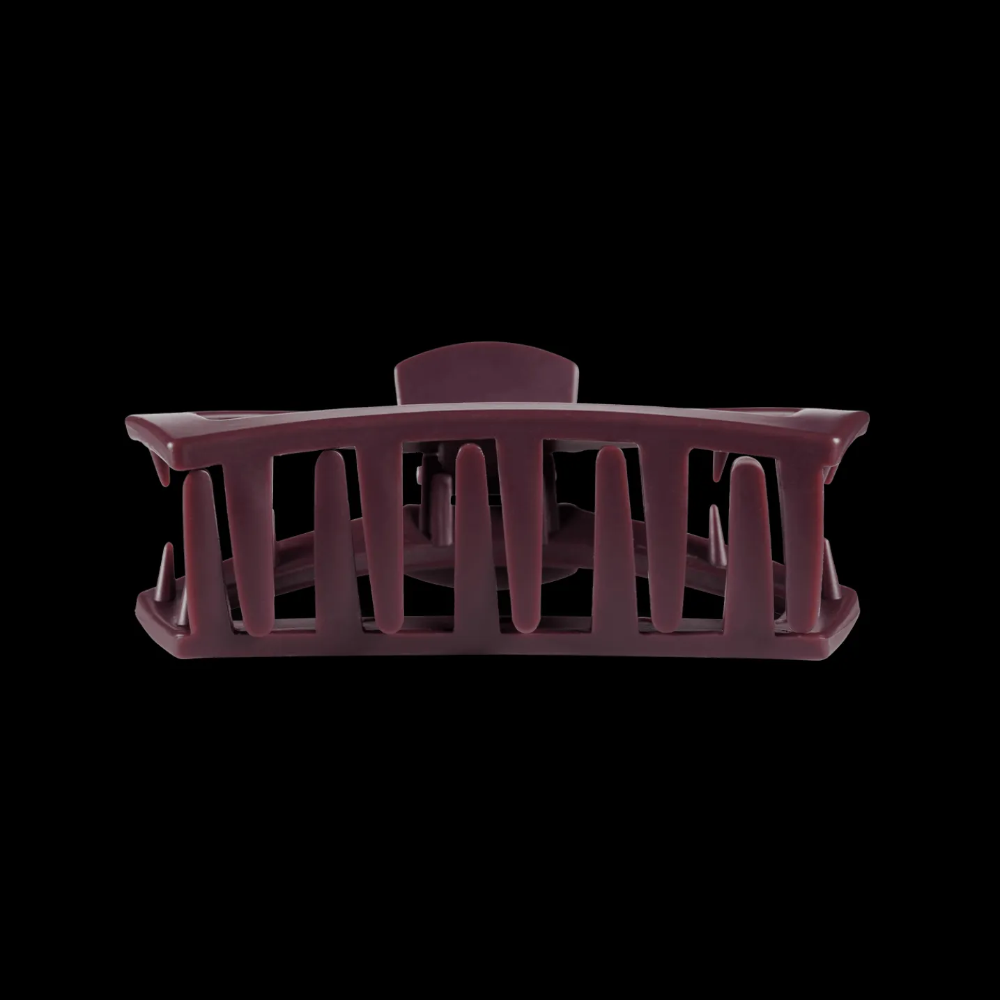 Open Burgundy Bliss Medium Claw Hair Clip