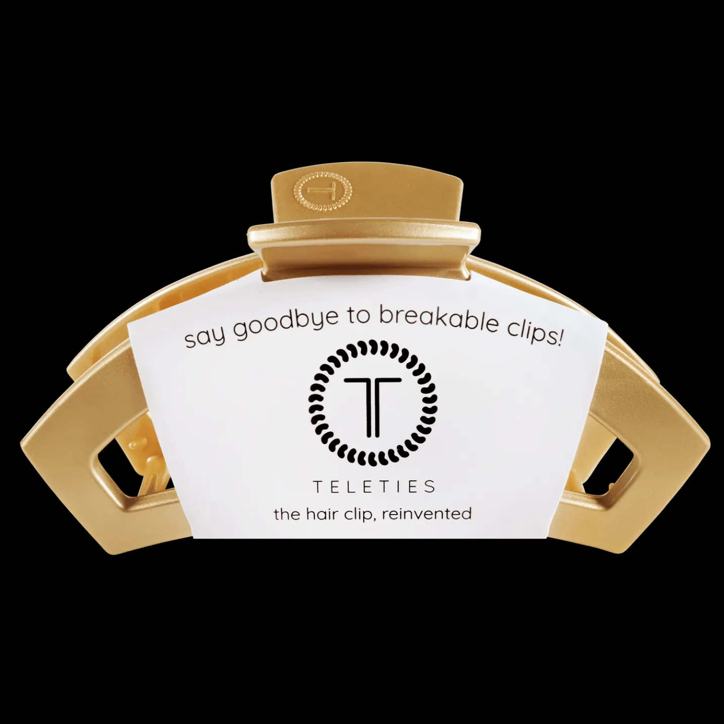 Open Champagne Toast Large Claw Hair Clip