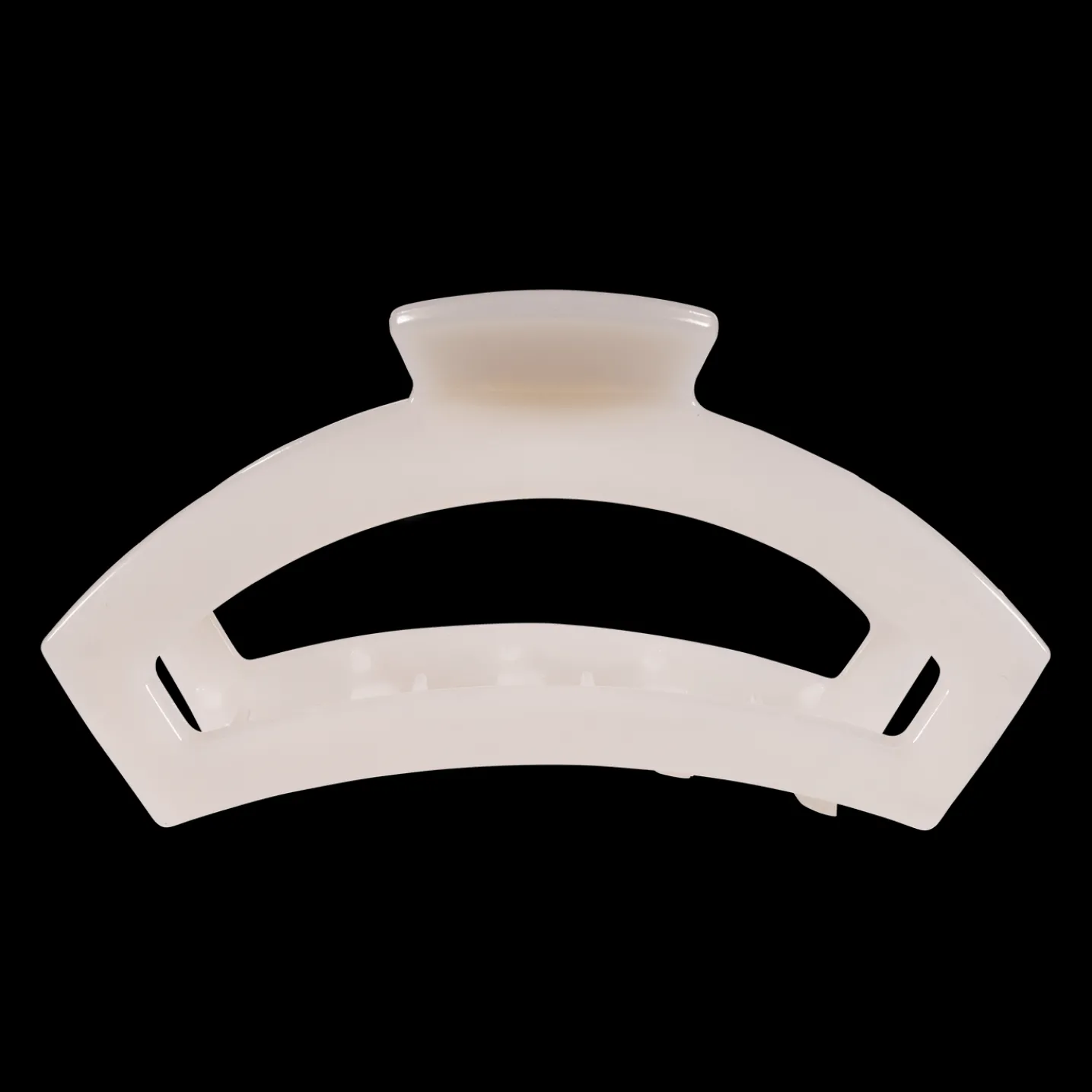 Open Coconut White Large Claw Hair Clip