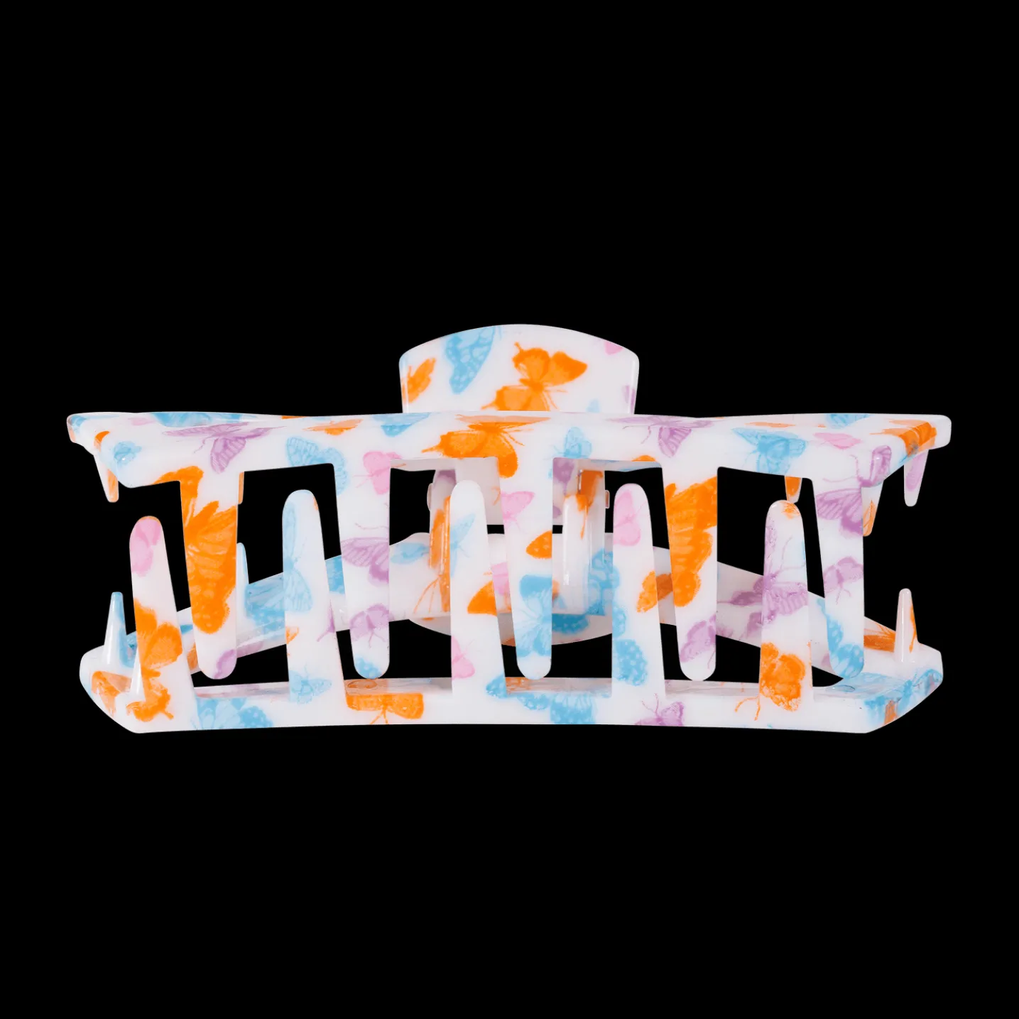 Open Fluttering By Large Claw Hair Clip