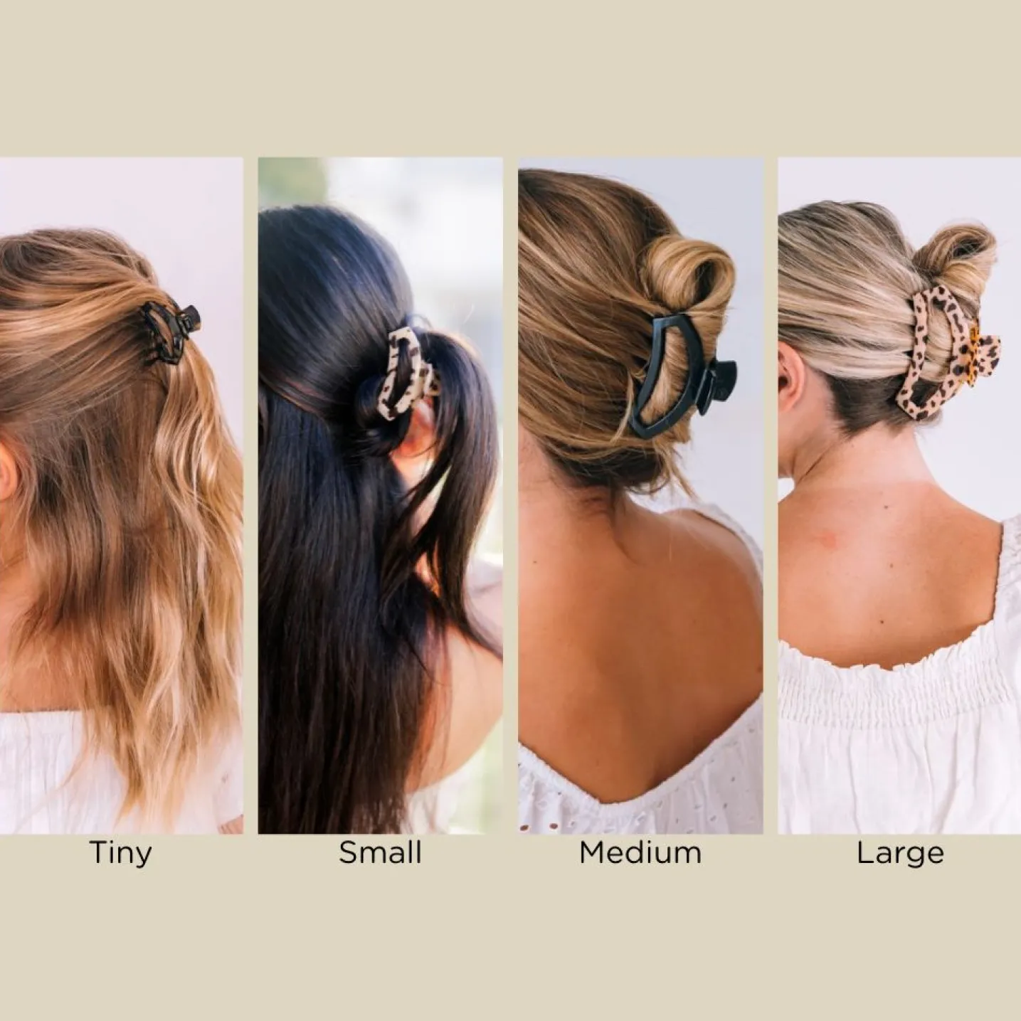 Open Summer Sky Small Hair Clip