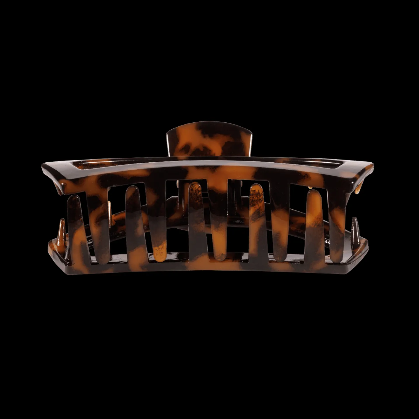 Open Tortoise Small Claw Hair Clip