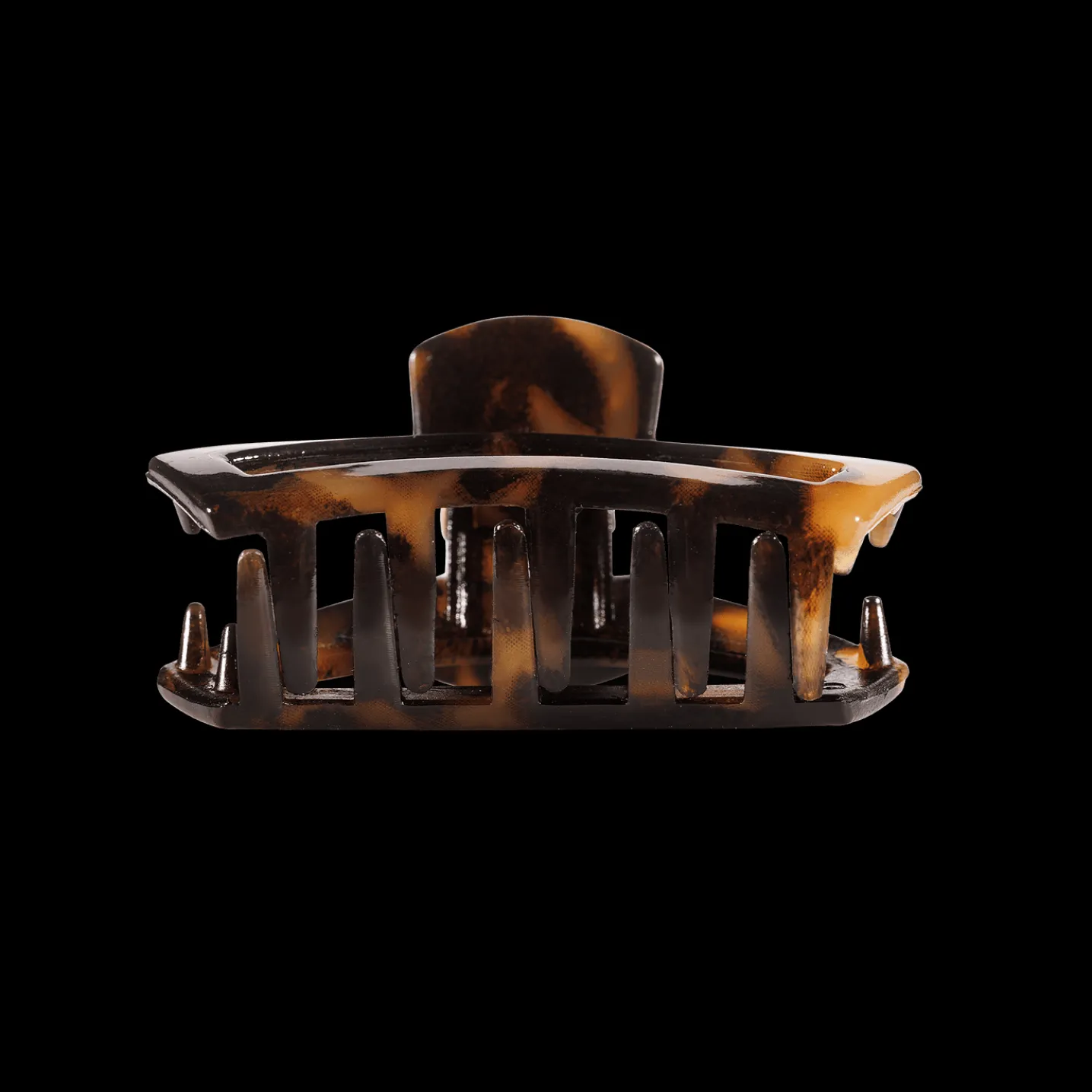 Open Tortoise Tiny Claw Hair Clip