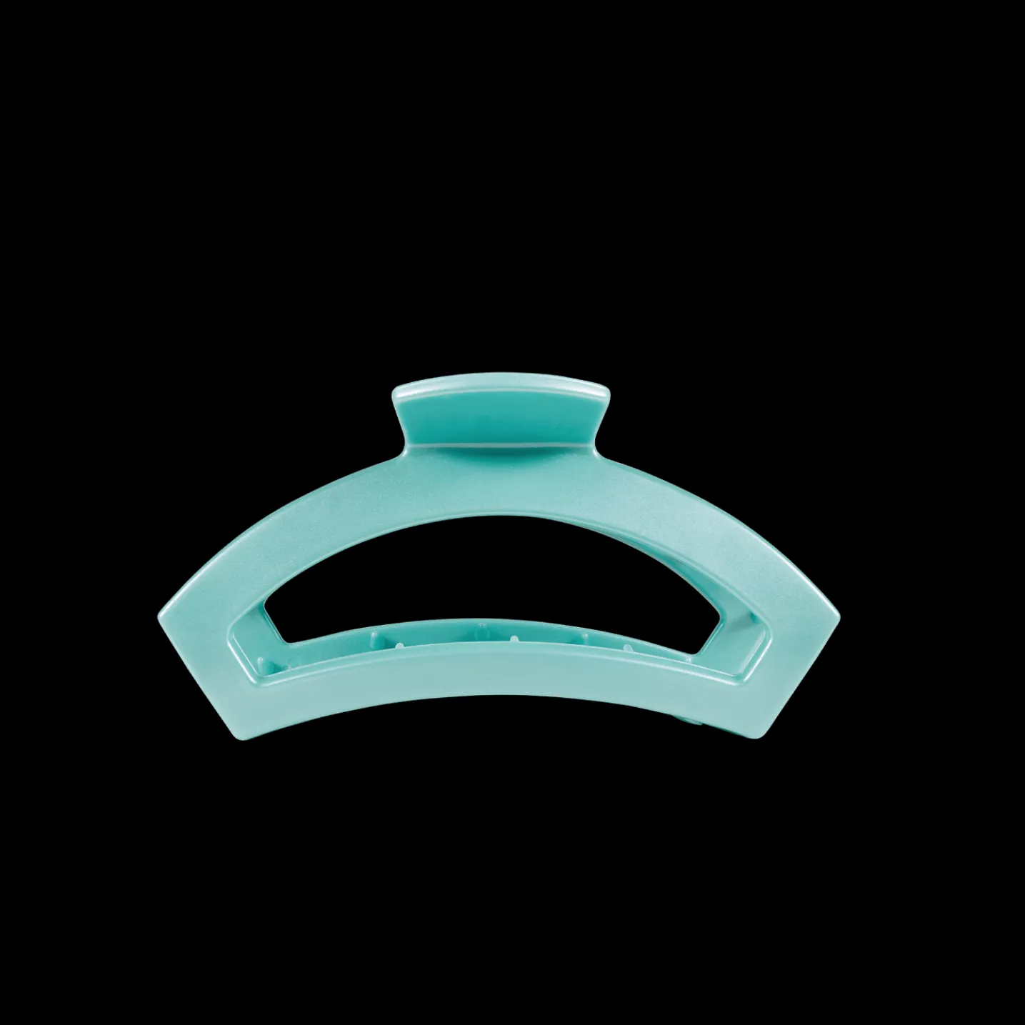 Open Totally Turquoise Tiny Claw Hair Clip