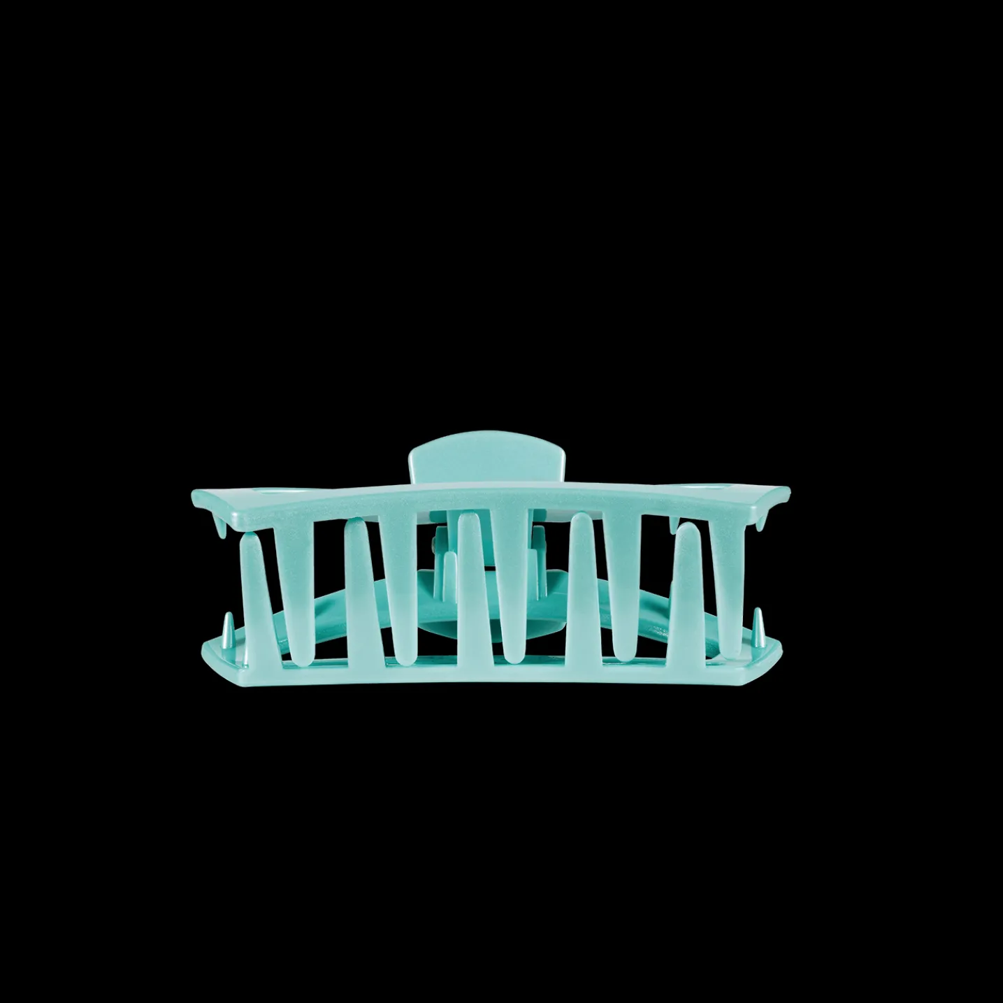 Open Totally Turquoise Tiny Claw Hair Clip