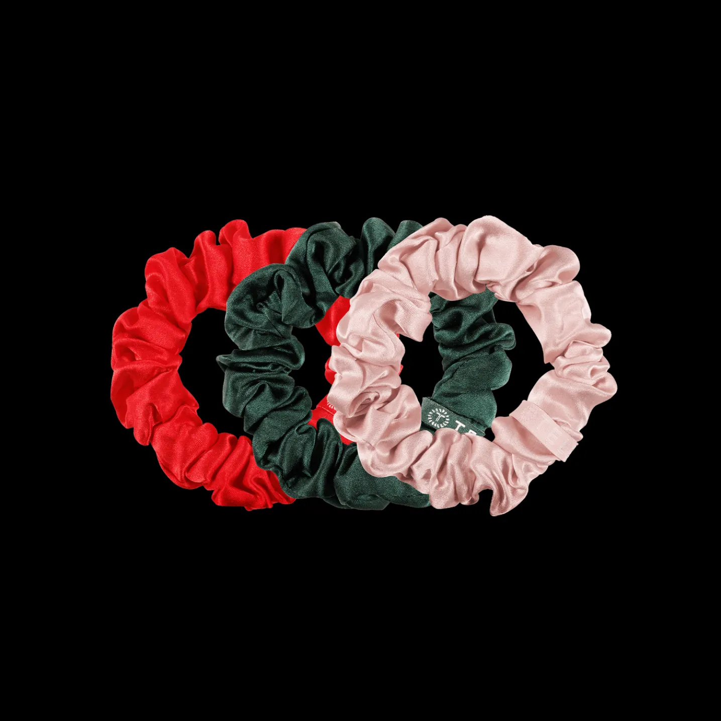Poinsettia Large Silk Scrunchies