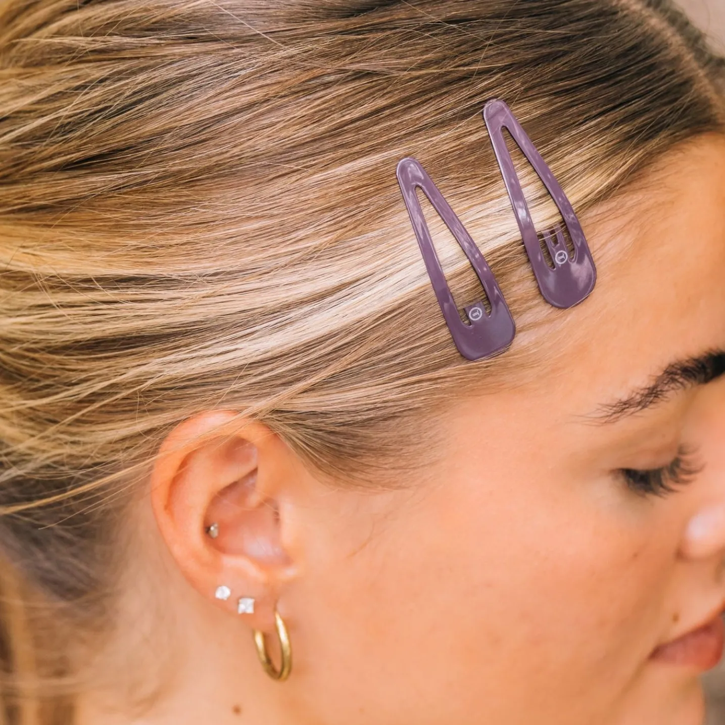 Purple Haze Snap Clips (6Ct)