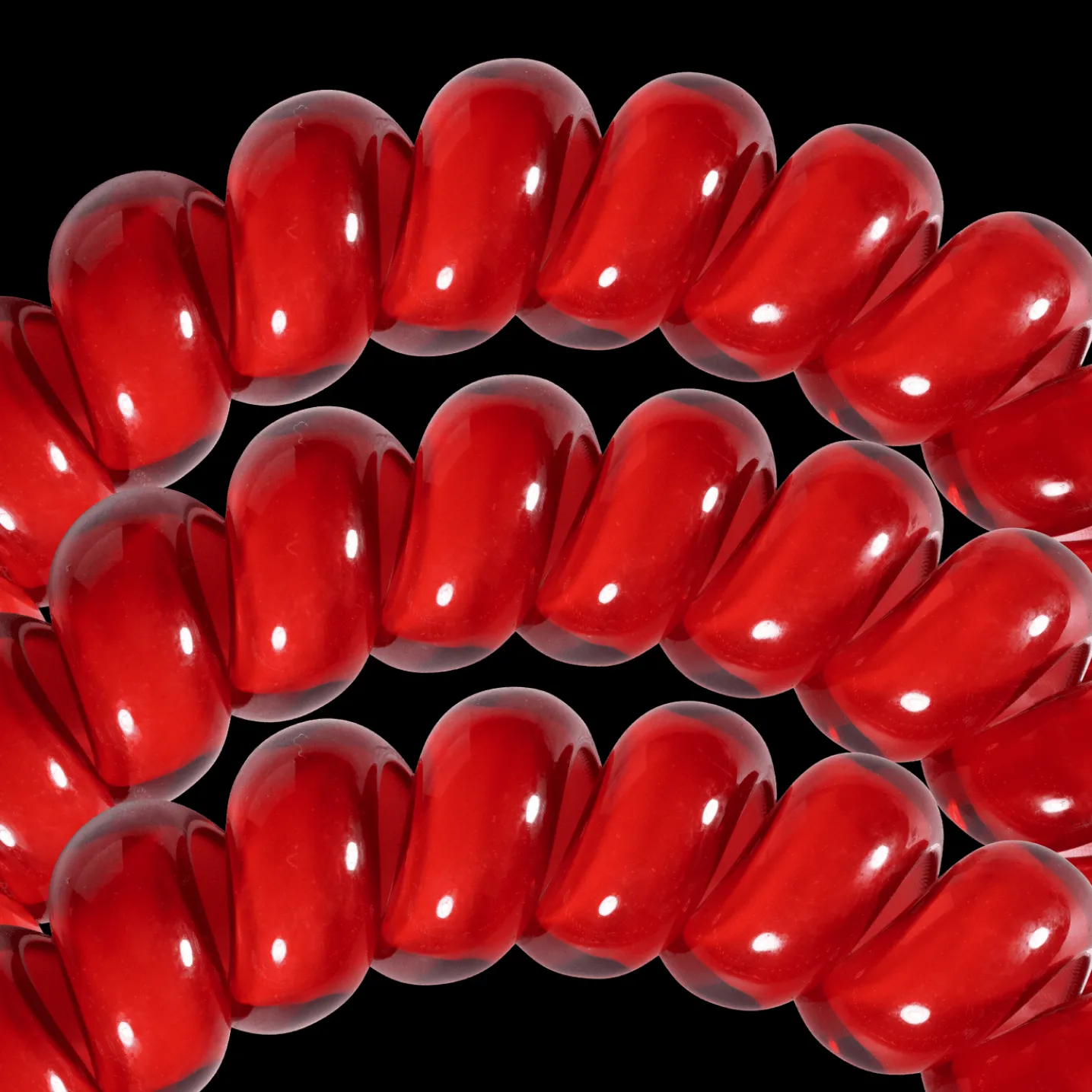 Scarlet Large Hair Ties