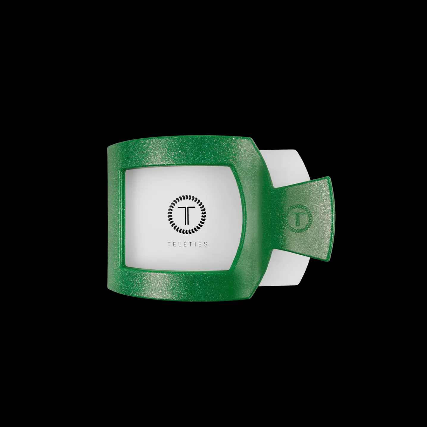 Shamrock Shimmer Small Flat Square Hair Clip