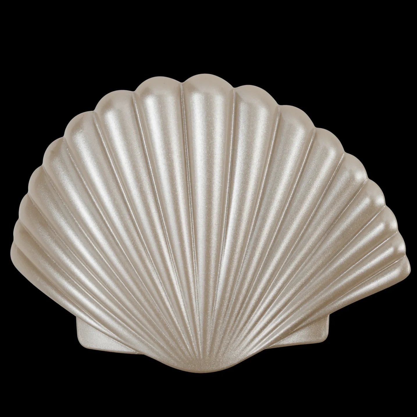 Shimmering Shell Large Flat Hair Clip