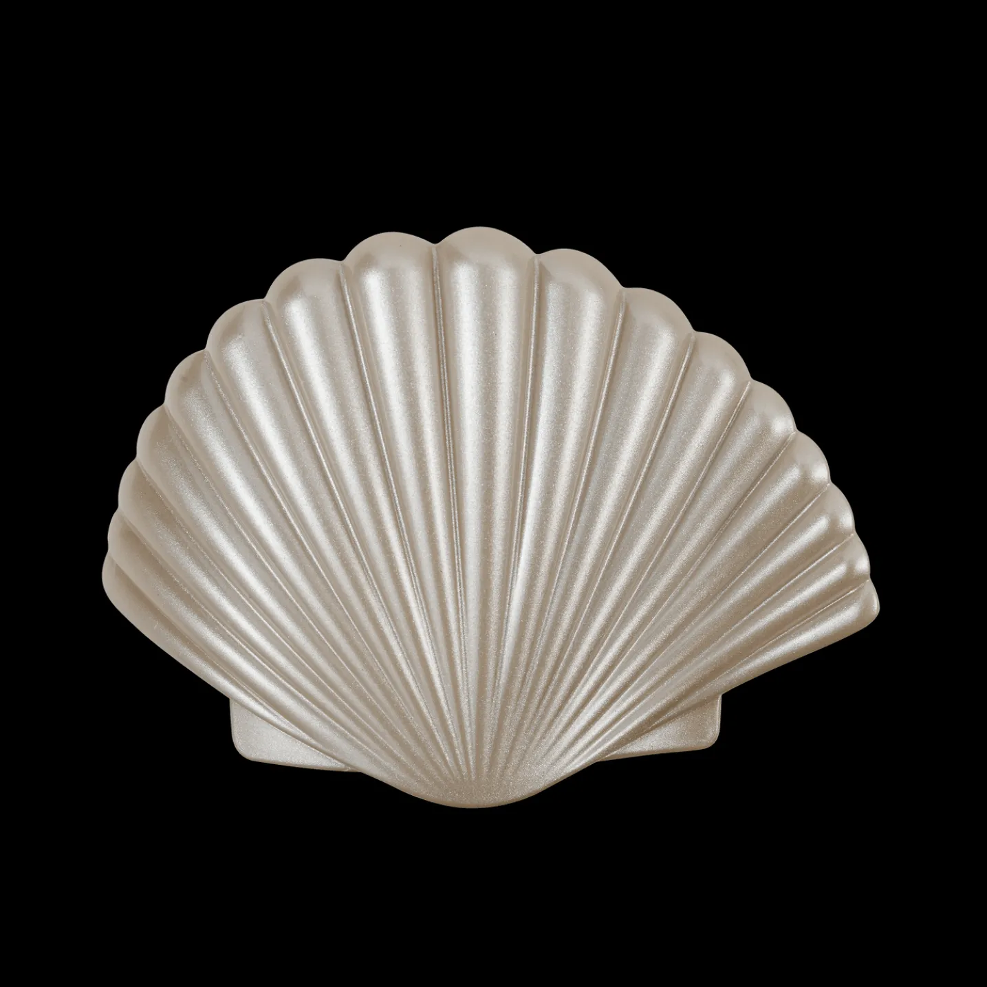 Shimmering Shell Medium Flat Hair Clip