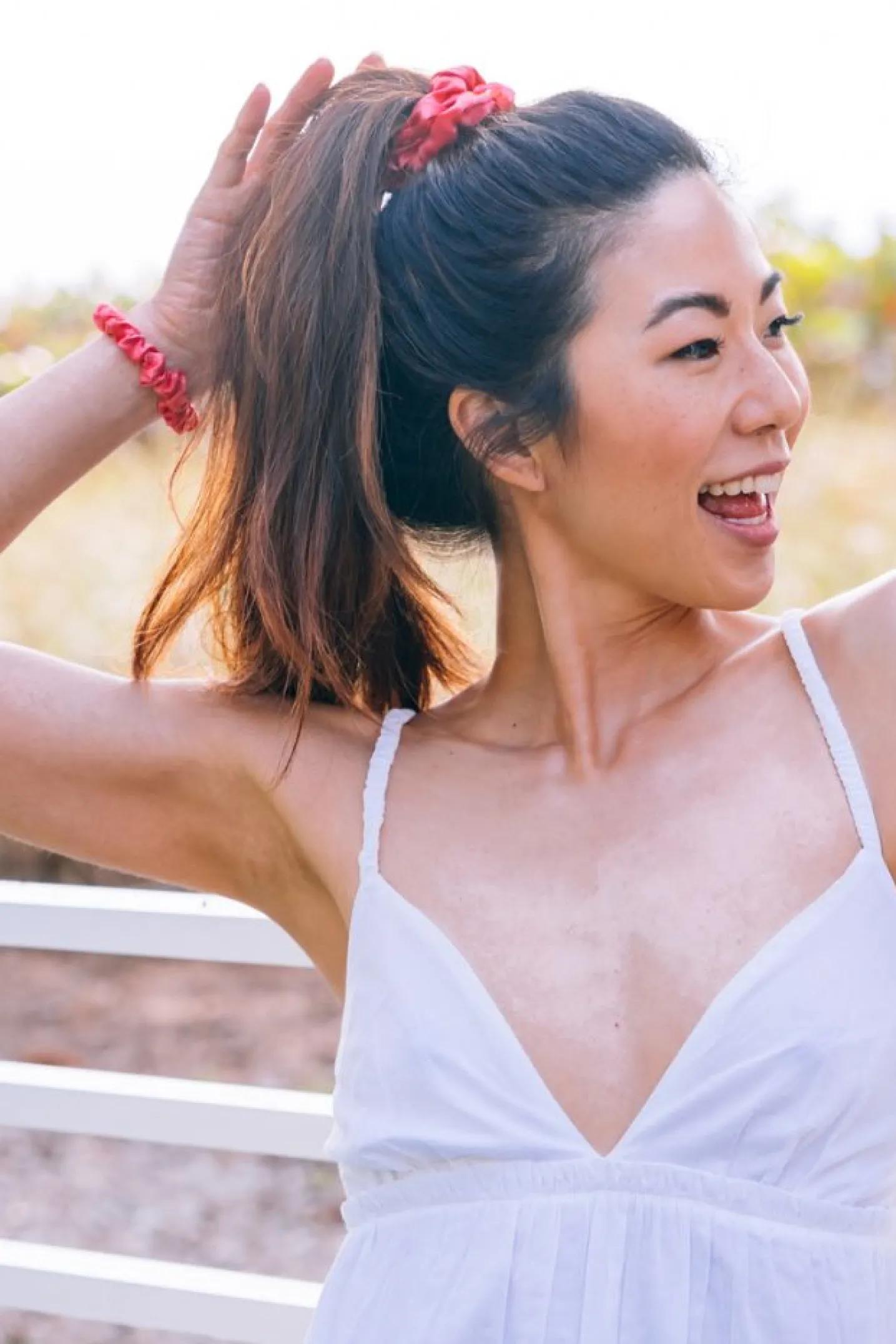 Slice of Summer Small Silk Scrunchies