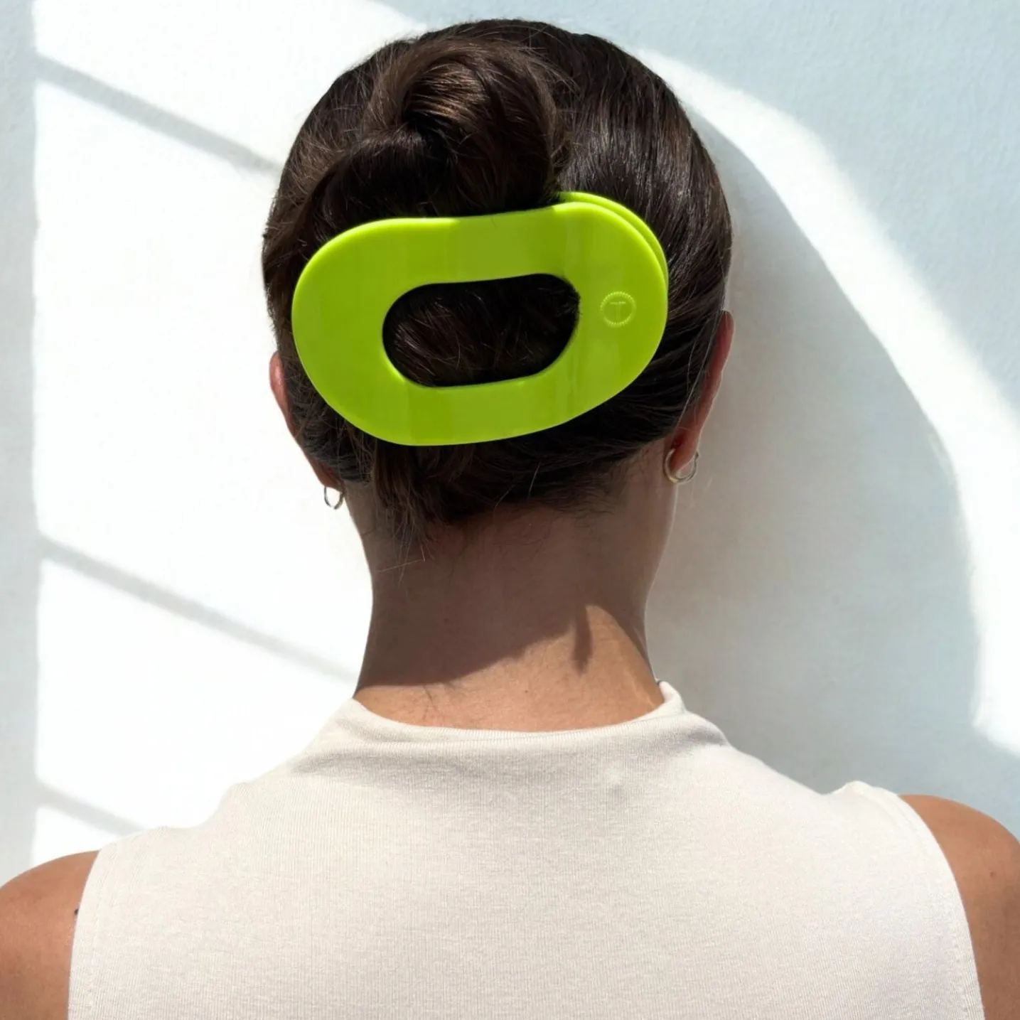 Summer Brights Large Flat Round Hair Clip