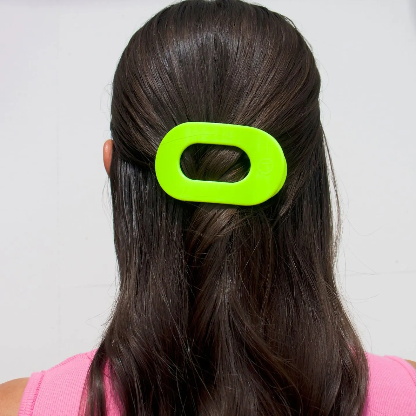 Summer Brights Small Flat Round Hair Clip