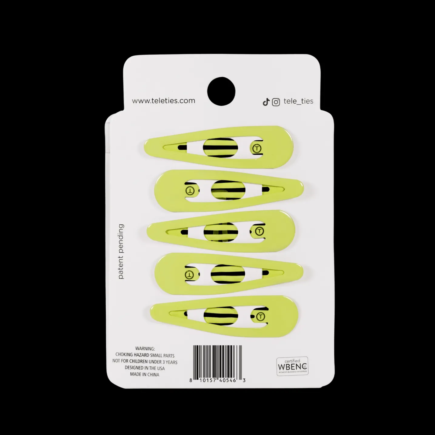 Summer Brights Snap Clips (6Ct)