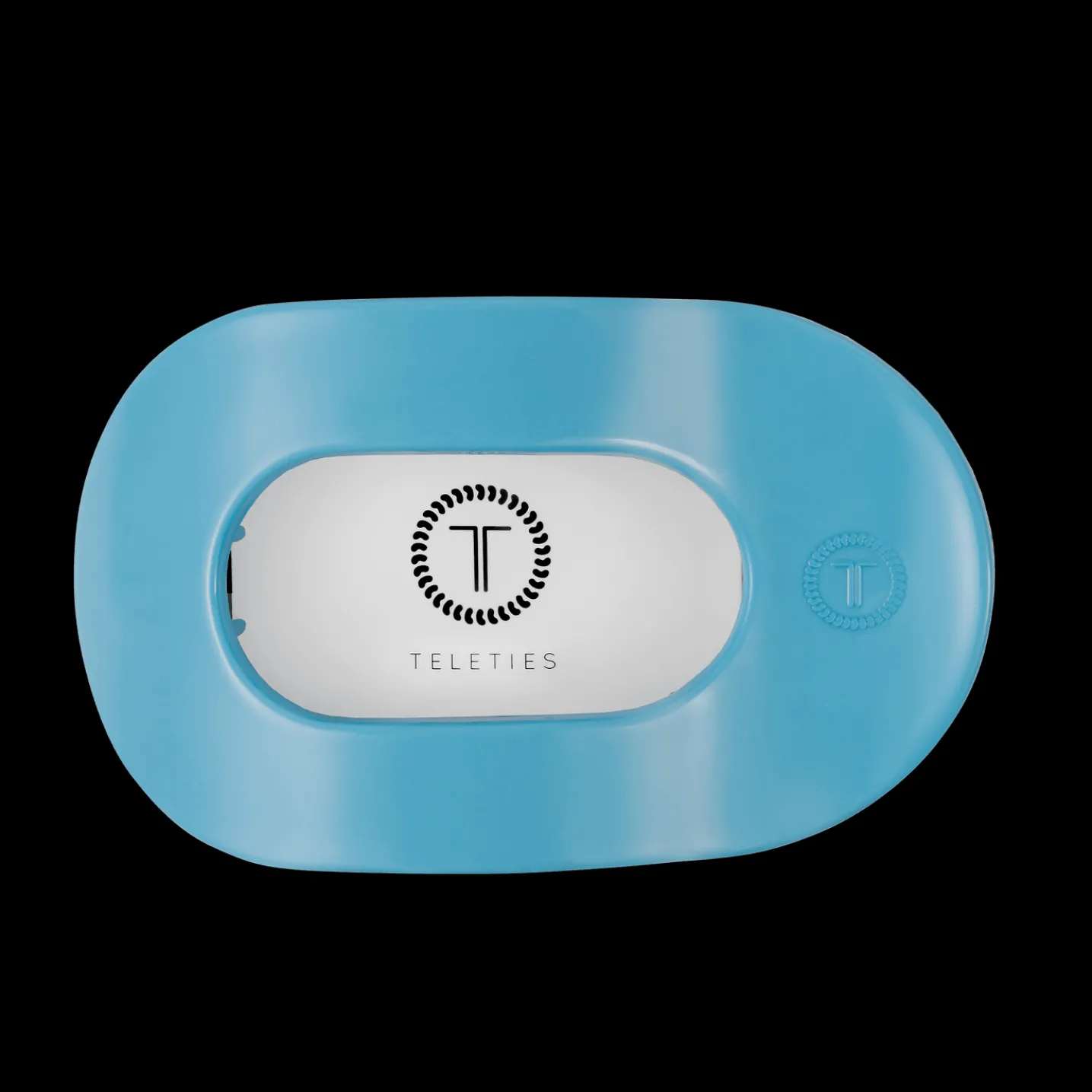 Summer Sky Large Flat Round Hair Clip